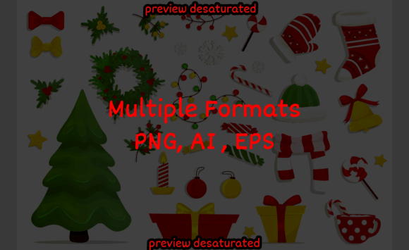 Christmas Background with Elements Iso Review for Modern Illustrations