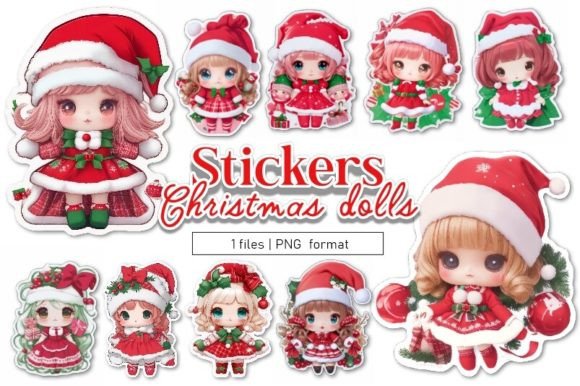 Christmas Dolls Stickers Sublimation Review