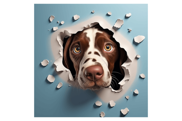 Christmas English Pointer Broken Wall 2: A Designer's Review of Seasonal Illustrations
