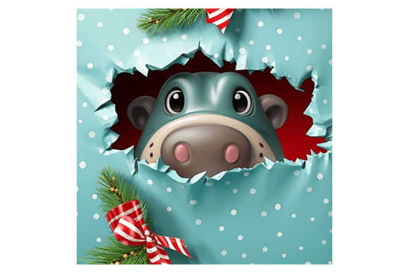Christmas Hippo Broken Wall: A Review for Crafters