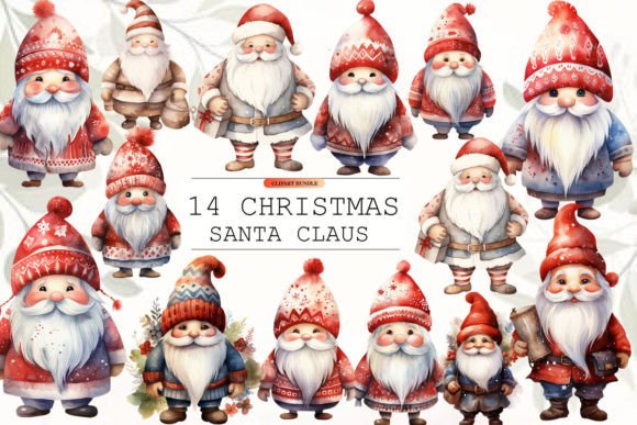 Christmas Santa Claus Clipart Bundle: A Review for Illustrations