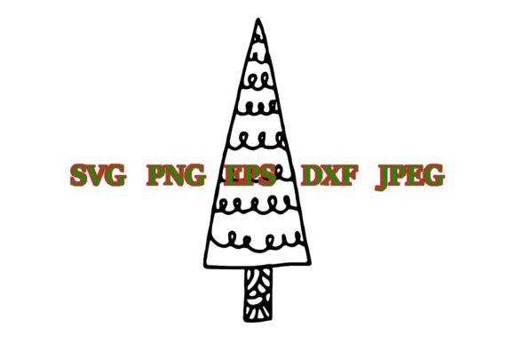 Christmas Tree Doodles Drawing Svg DXF: A Designer's Review