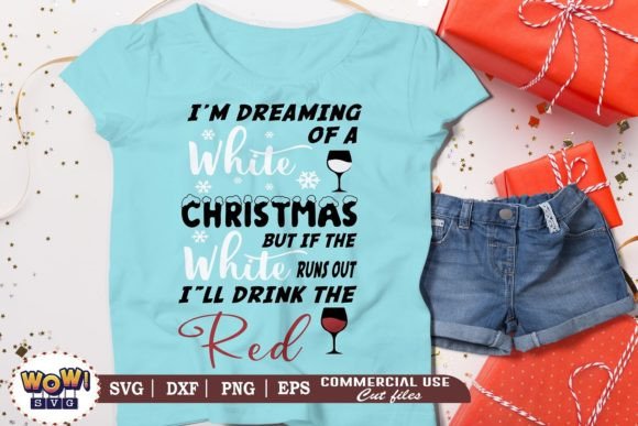I'm Dreaming of White Christmas Svg & Illustrations